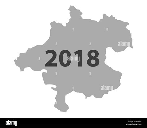 Map of Upper Austria 2018 Stock Photo - Alamy