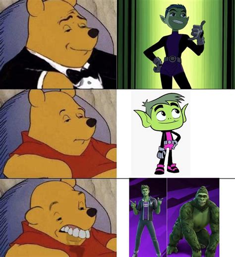 The evolution of beast boy :/ - Meme by shaquille.oatmeal2 :) Memedroid