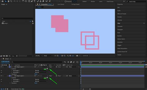 How to Merge Two Shape Layers in After Effects | aejuice.com