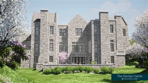 The Declan Castle. An Extraordinary Castle Plan by Tyree House Plans.