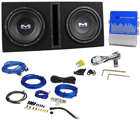 Buy MTX Magnum MB210SP 800w Dual 10” Subwoofers+Vented Sub Box/Amp ...