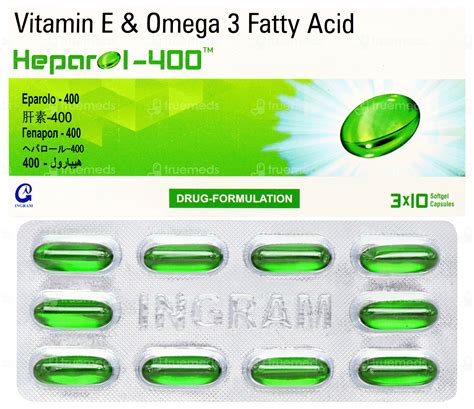 Heparol 400 Capsule 10 - Uses, Side Effects, Dosage, Price | Truemeds
