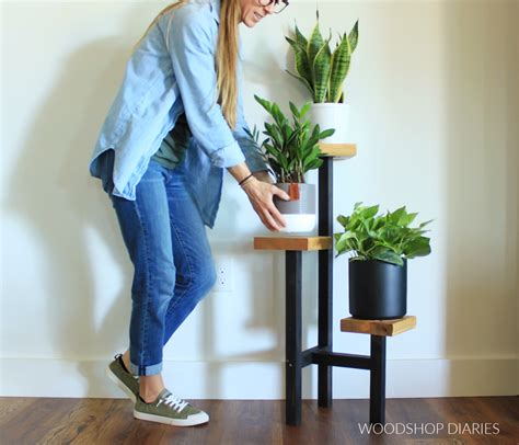 Make Your Own Plant Stand How To Make A Tiered Plant Stand