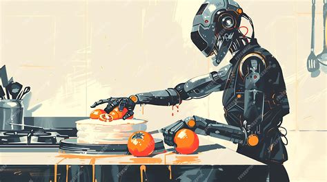 A Cooking Robot and Its Labels 的图像结果