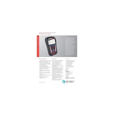 Metrel MI 2892 Power Master Power Quality Analzyer - 3 India | Ubuy
