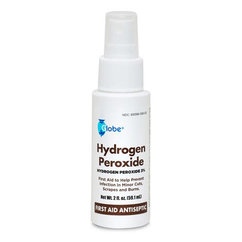 Amazon.com: Globe Hydrogen Peroxide 3% First Aid Antiseptic Topical ...