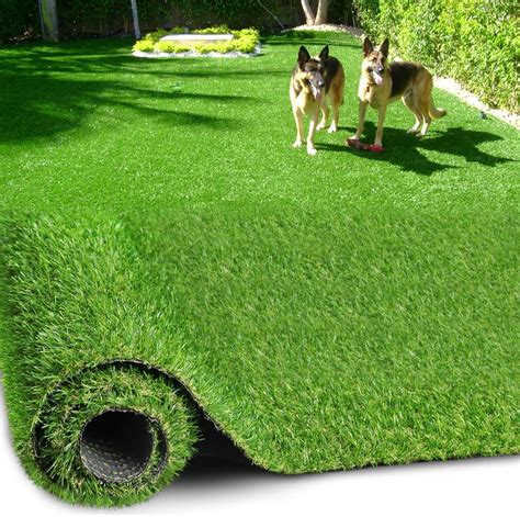Amazon.com: PENFHF Artificial Turf Grass 4 FT × 6 FT, Realistic Fake ...