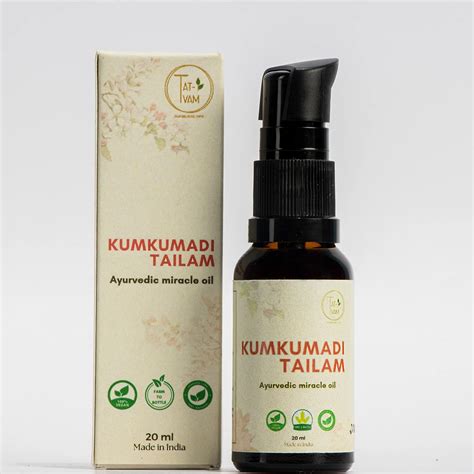 Tat-Tvam Organic Kumkumadi Tailam | Ayurvedic Face Oil for Glowing skin ...