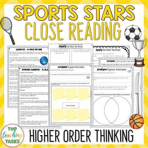 Sports Worksheet Reading 的图像结果