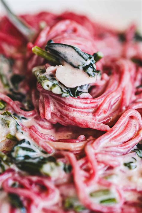 Spinach Sour Cream Pasta - love & harvest