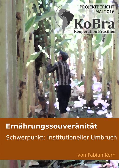 Ernährungssouveränität - Mai 2016 — Kooperation Brasilien e.V.