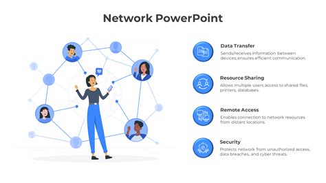 Network PowerPoint Template 的图像结果