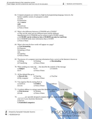 Image result for Computer MCQ 100