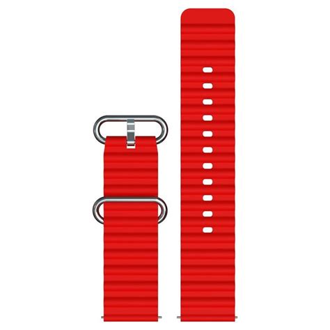 Buy Online Fastrack Smart Red Silicone Bubble Strap 22 mm ...