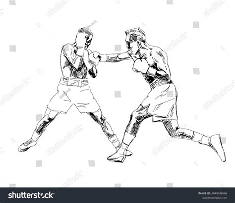 Boxing Match Drawing 的图像结果