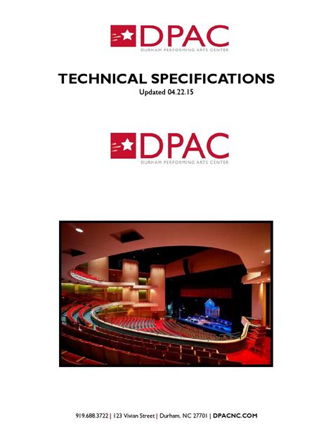 Dpac Durham Seating Chart
