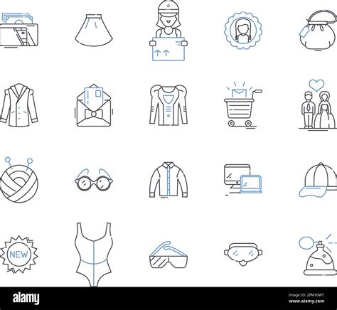 Shop and customer outline icons collection. Shop, Customer, Shopping, Buyer, Store, Purchaser ...