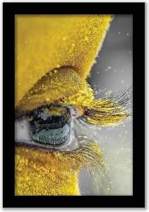 ARAkri Eye catchy women wall painting poster with frame for living room ...