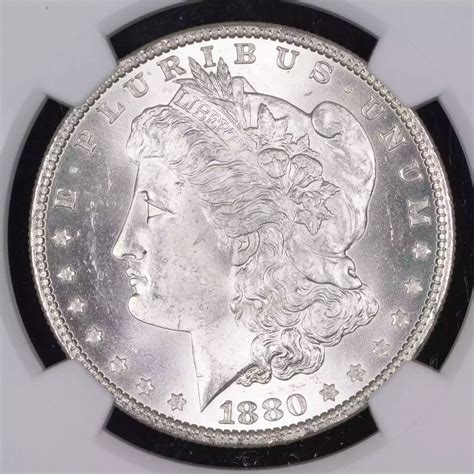 1880-O Morgan Silver Dollar NGC MS-62 - Hertel's Coins Inc.