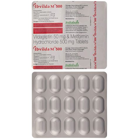 Ibvilda M 500 - Strip of 15 Tablets : Amazon.in: Health & Personal Care