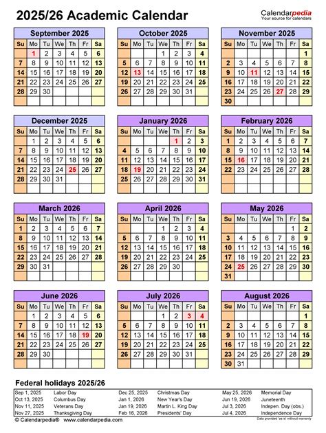 Berkeley Academic Calendar 2025-2026 - Printable Calendar
