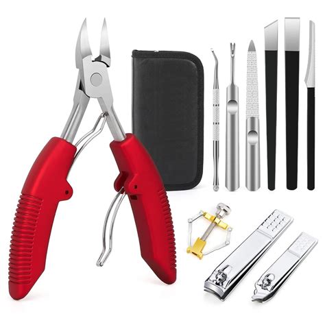 Amazon.com : Segbeauty 10pcs Ingrown Toenail Tool, Nail Clippers ...
