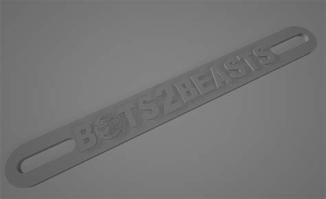 B2B License Plate Toppers (Big and Small) by Bots2Beasts | Download ...