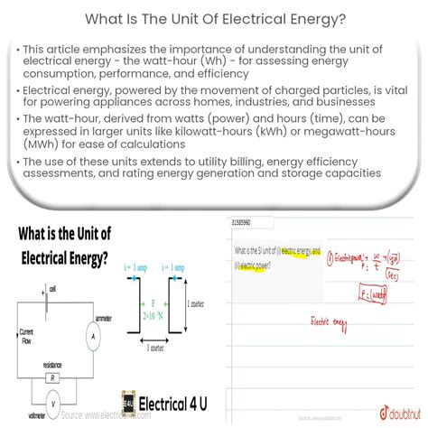Electrical Energy Definition