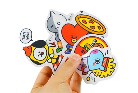 B T 2 1-B.T.S_Official Merchandise Deco Sticker Version 2 Twenty Pieces ...