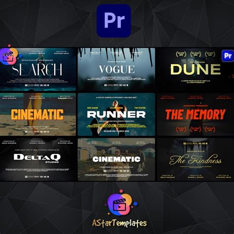 Cinematic Premiere Pro Titles MOGRT: 4K Movie Text Presets & Trailer ...