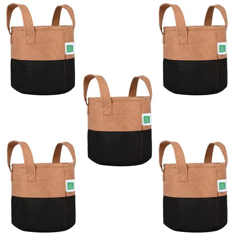 GREENSHEEP Geo Fabric Grow Bags UV Treated Gardening Cotton Pots ...