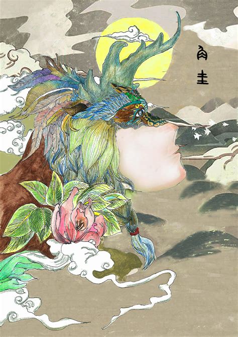 山海经插画设计|插画|插画习作|是一头白犀牛 - 原创作品 - 站酷 (ZCOOL)