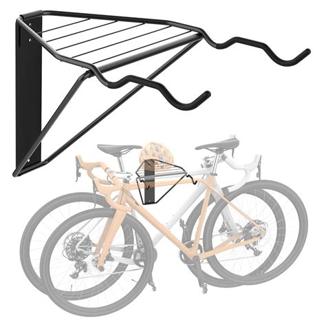 Snapklik.com : Wall Mounted Horizontal Bike Rack, Foldable Space Saving ...