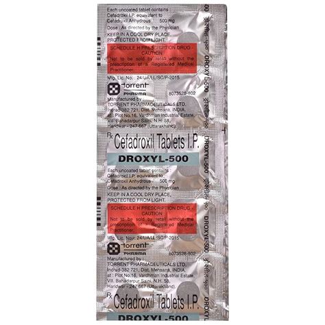 Droxyl-500 - Strip of 10 Tablets : Amazon.in: Health & Personal Care