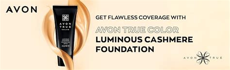 Buy AVON True Colour Ideal Luminous Cashmere Advanced Foundation Cream ...