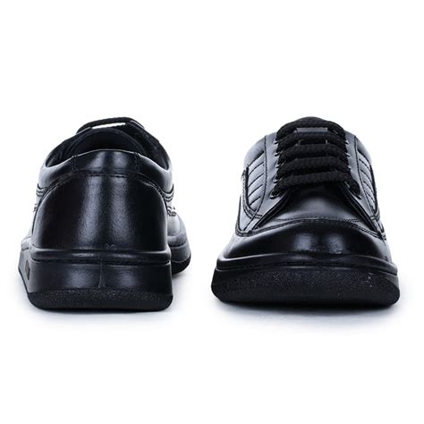 Buy Warrior Black Formal Lacing Shoes For Men 2078-01 By Liberty