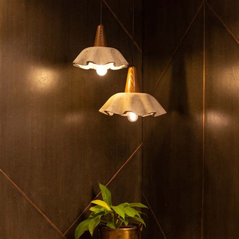 Buy Pendant Lamp | Wood Lot Twill Pendant Lamp | Shop at Oorjaa