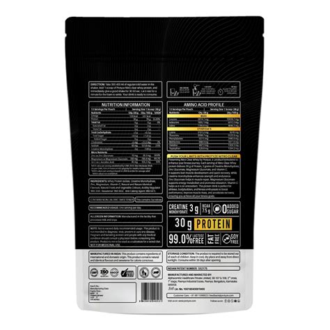 Pink Guava Whey Protein With Creatine Monohydrate | Protein Creatine ...