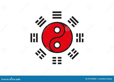Tai Chi Symbol vektor abbildung. Illustration von karate - 87522886