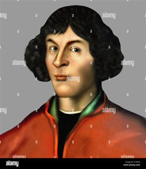 Nicolaus Copernicus 1473 1543 Polish Astronomer Illustration from an ...