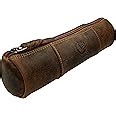 RUSTIC TOWN Leather Pencil Case Holder - Pen Pencil Pouch for Office ...