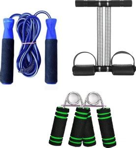 Dr Pacvu Athletes Choice Pack of 4 Combo | Hand Gripper, Double Band ...