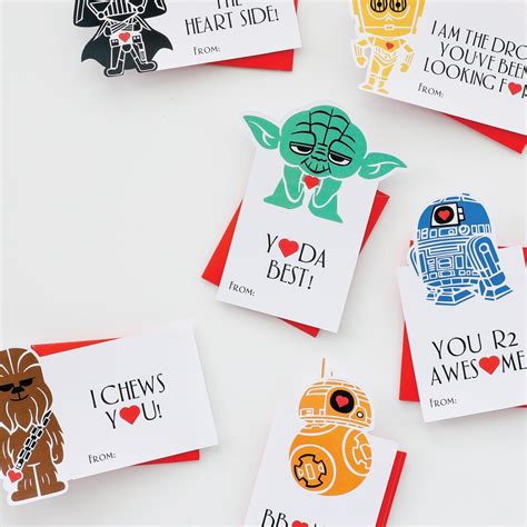 Printable Star Wars Valentines