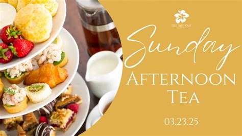Sunday Afternoon Tea at The Irie Cup, 11805 Main Street , Huntley, IL ...
