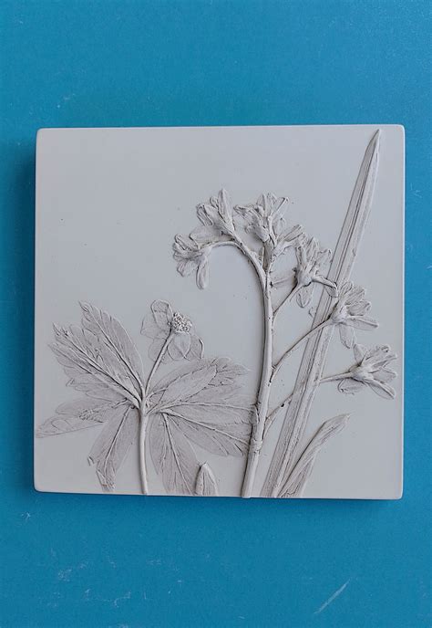 Plaster Wall Art Contemporary Art Gallery Wall Set 3 Piece Wall Art Bas ...