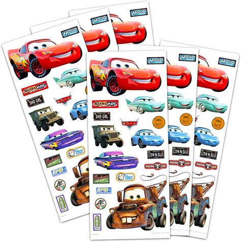 Buy Disney Cars Stickers for Toddlers Kids Adults Set ~ Bundle Includes ...