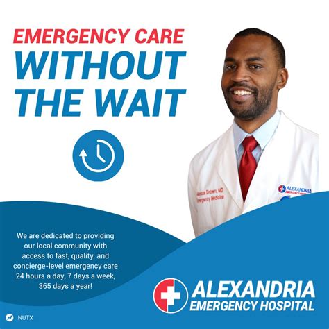 No need to wait to feel better! | Alexandria Emergency Hospital