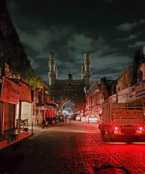 early morning drive, got lost around Charminar and found a good view instead : r/hyderabad