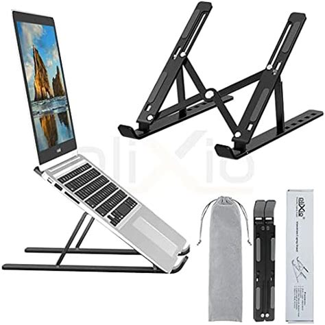 MegaStro Adjustable Laptop Stand with 360° Rotating Base Tabletop ...