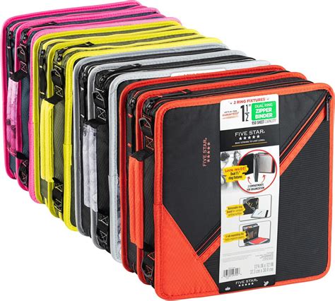Five Star Binder - Carpeta con cierre de 3 anillas de 1 1/2 pulgadas ...